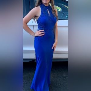 Royal blue prom dress!